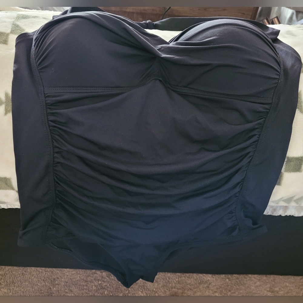 One piece Black Liz Claiborne Bathing Suit